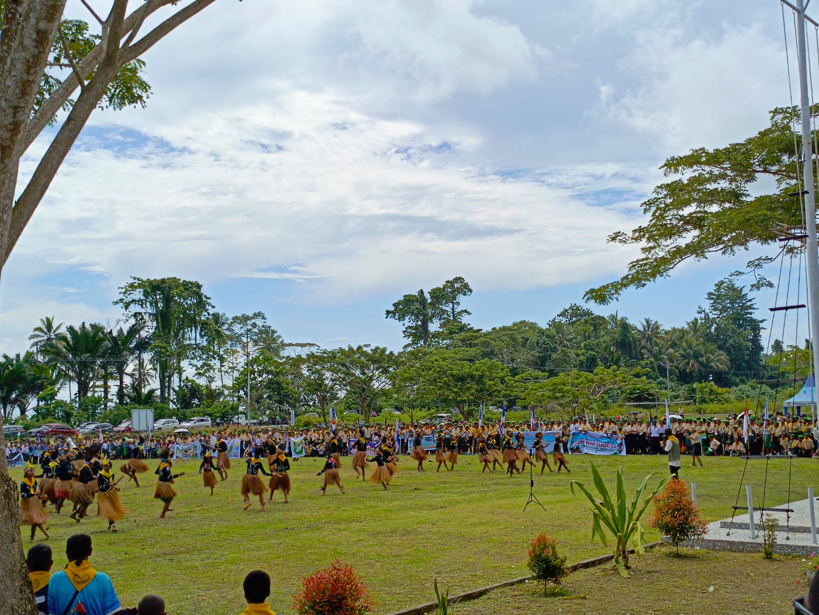 Kegiatan pembukaan Perkemamhan pathfinder II Gereja masehi Advent hari ke tujuh daerah misi papua