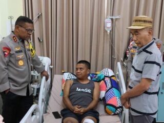 Kepedulian Kapolda Papua Kepada Personel Posek Ilu Polres Puncak Jaya Bripka Arif Hidayat