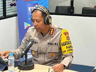 Polda Papua Gelar Dialog Interaktif Polisi Menyapa Dengan Tema Desember Penuh Sukacita