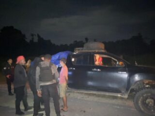 Cegah Peredaran Miras dan Narkoba, Sat Samapta Polres Keerom Polda Papua Laksanakan Razia Kendaraan