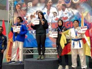 Bripda Jessica, Polwan di Polda Riau, Sabet Medali Emas Kejuaraan Karate di Malaysia