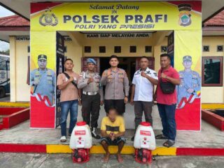 Polresta Manokwari Melalui Polsek Prafi Berhasil Ungkap Kasus Pencurian Tangki Mist Blower Crown, Satu Pelaku Diamankan