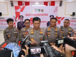 Sambut Hari Bhayangkara Ke-79, Polda Kalteng Gelar Puncak Bakti Kesehatan di Gedung Graha Bhayangkara
