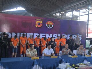Sebanyak 44 Orang Ditetapkan Tersangka Dalam Peggerebekan Tempat Judi Di Kawasan Kosambi