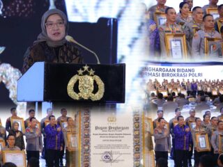 Menteri Rini Sampaikan Apresiasi Divisi Humas Polri Atas Penghargaan Zona Integritas