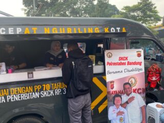 Wakapolda Jabar Sapa Warga di CFD Dago Cikapayang Bandung, Gelar berbagai Yan Gratis ke pengunjung