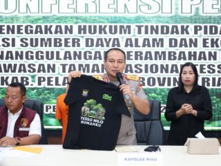 Polda Riau Tangkap Penjual Lahan di Hutan Tesso Nilo