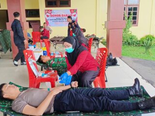 Hari Bhayangkara ke-79, Polres Boven Digoel Laksanakan Aksi Donor Darah Kemanusiaan