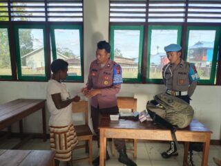 Program Satgas Keladi Sagu ORC 2025 Polres Peg. Bintang Hadir Memberikan Pemeriksaan Kesehatan Gratis Kepada Masyarakat