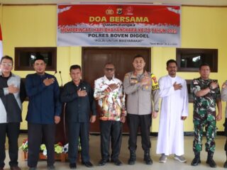 Polres Boven Digoel Gelar Doa Lintas Agama, Perkuat Sinergi dan Toleransi Sambut Hari Bhayangkara ke-79