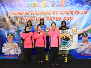 Kapolda Papua Resmi Tutup Kejuaraan Finnswimming Kapolda Papua Cup 2025, Cetak Bibit Unggul Atlet Papua