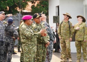 Aksi Prajurit Petarung Marinir Pukau Panglima Australia Saat Kunjungi Markas “Hantu Laut”