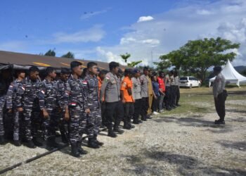 Polda Papua Gelar Gladi Apel Kesiapsiagaan Menghadapi Potensi Bencana Hidrometeorologi