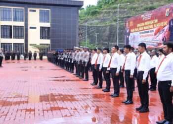 Khidmat dan Penuh Makna, Wakapolda Papua Pimpin Upacara Hari Pahlawan