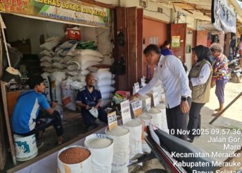 Tim Satgas Pengendalian Harga Beras di Merauke, Harga beras masih Stabil, masih Sesuai Harga HET