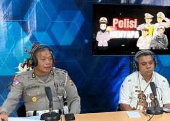 Dialog Interaktif Polisi Menyapa: Tertib Berlalulintas dan Pajak Menuju Papua Sejahtera