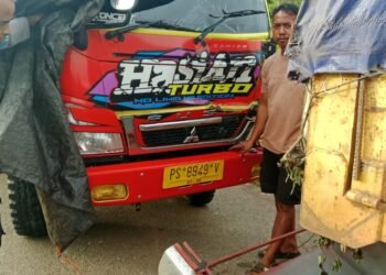 Respons Personel Polsek Elikobel tanggani peristiwa Laka Lantas di jalan Trans Papua KM.188