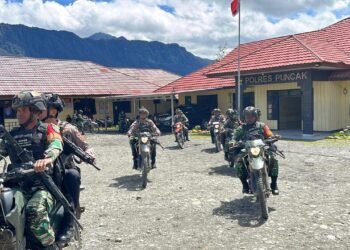 Apel dan Patroli Gabungan TNI–Polri Digelar di Puncak untuk Antisipasi Kamtibmas Jelang 1 Desember dan Menyambut Natal