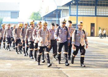 Ratusan Personel Brimob, Samapta, Medis, dan K9 Dikerahkan Polri Perkuat Penanganan Bencana