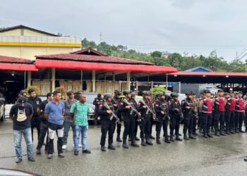 Personel Gabungan Polda Papua Gelar Patroli Antisipasi Kalender Kamtibmas Lokal Papua