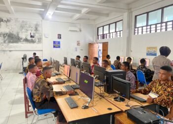 Polda Papua Gelar CAT Psikologi untuk Peserta Seleksi Bintara Brimob T.A. 2025