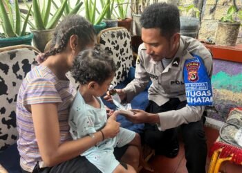 Subsatgas Keladi Sagu Operasi Rasaka Cartenz 2025 Hadirkan Edukasi dan Pelayanan Kesehatan Gratis di Kloofkamp