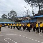 Jaga Kebugaran Personel, Polres Lanny Jaya Laksanakan Olahraga Pagi