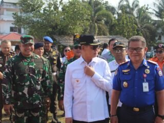 Perkuat Sinergitas Lintas Sektoral Hadapi Ancaman Karhutla, Kodim 1310/Bitung Bersama Pemkot Bitung Gelar Apel Kesiapsiagaan Personel dan Sarpras