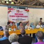 Bakti Sosial Hari Jadi Polwan ke-78, Polda Papua Barat Salurkan 200 Paket Sembako kepada Warga Kampung Aipiri Susweni