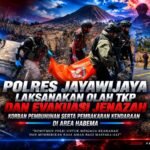 Polres Jayawijaya Laksanakan olah TKP dan Evakuasi Jenazah Korban Pembunuhan serta Pembakaran Kendaraan di Area Habema