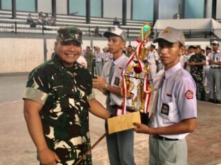 Dorong Disiplin, Kekompakan dan Kepemimpinan di Kalangan Pelajar, Kodim 1310/Bitung Gelar Lomba PBB Antar SMA Memperingati Semarak HUT ke-81 TNI