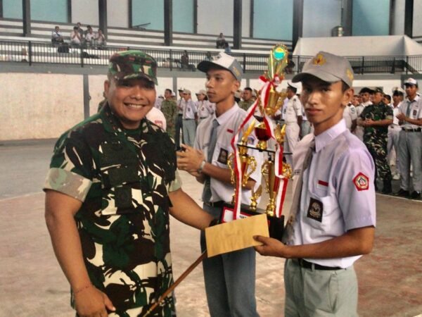 Dorong Disiplin, Kekompakan dan Kepemimpinan di Kalangan Pelajar, Kodim 1310/Bitung Gelar Lomba PBB Antar SMA Memperingati Semarak HUT ke-81 TNI
