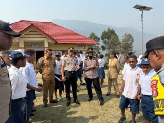 Polres Lanny Jaya Gelar Polisi Peduli Pendidikan di SMP Negeri 1 Tiom