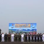 Perkokoh Sinergitas Untuk Memperkuat Komitmen Prajurit, Dandim 1310/Bitung Hadiri Upacara HUT ke-81 TNI di Lanudal Manado