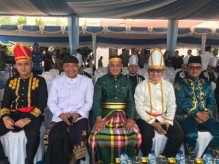 Perkuat Sinergi Menuju Bitung Maju Sejahtera, Dandim 1310/Bitung Bersama Ketua Persit KCK Cab LXII, Hadiri Upacara Peringatan HUT ke-36 Kota Bitung