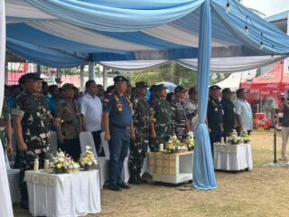 Tekankan Pentingnya Keselamatan bagi Nelayan dan Masyarakat Pesisir, Dandim 1310/Bitung Hadiri Monitoring dan Evaluasi Keselamatan Pelayaran