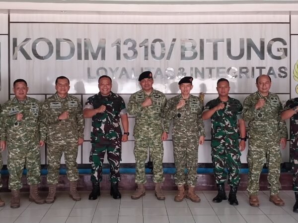 Sambut Tim Sahli Panglima TNI di Wilayah Kodim 1310/Bitung, Dandim 1310/Bitung Tegaskan Komitmen TNI Dukung Ketahanan Pangan dan Kesejahteraan Rakyat