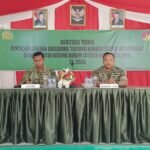 Mantapkan dan Tingkatkan Kualitas Pelaksanaan Pembinaan Ketahanan Wilayah, Kodim 1310/Bitung Ikuti Bimbingan Teknis Tim Asnis Pusterad