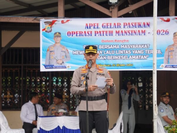 Polresta Manokwari Gelar Operasi Patuh Mansinam 2026, Wujudkan Lalu Lintas Yang Tertib Aman dan Berkeselamatan