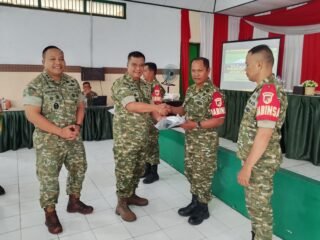 Tingkatkan Kualitas dan Validitas Data Teritorial Satkowil TA 2026, Dandim 1310/Bitung Sambut Kunjungan Kerja Tim Staf Direktur Pusat Informasi Teritorial Pusterad di Makodim 1310/Bitung